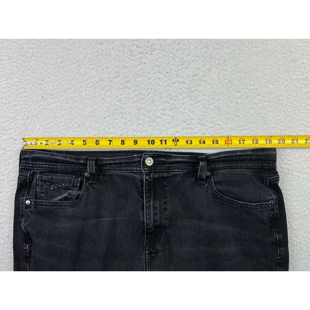 Levis‎ 505 Jeans Mens 36x30 Black Straight Leg Denim Stretch Classic 5 Pocket